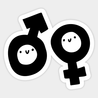 Gender love Sticker